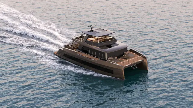 Meltemi – Moon 70 Power yacht charter in Greece