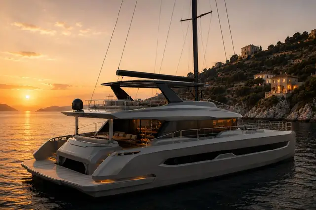 Under the Radar – Heysea 80 Sailing Catamaran yacht charter in Greece